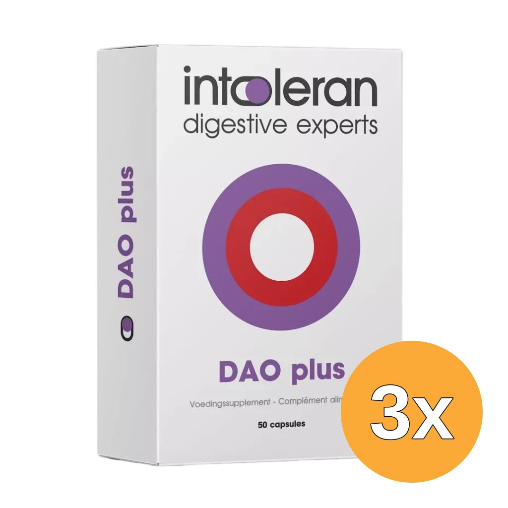 3x Intoleran DAO plus (50 capsules)