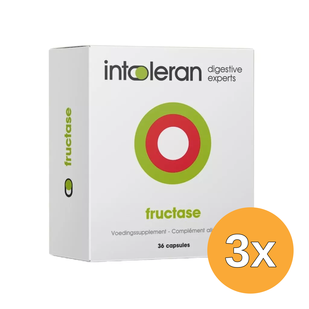 3x Intoleran Fructase (36 capsules)
