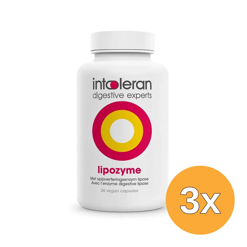 3x Intoleran Lipozyme (36 capsules)
