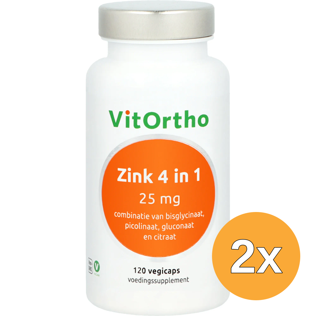 2x VitOrtho Zink 4 in 1 (120 capsules)