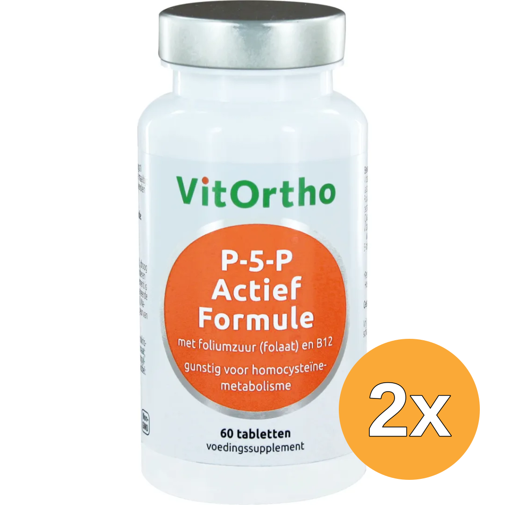 2x VitOrtho P-5-P actief formule (60 tabletten)