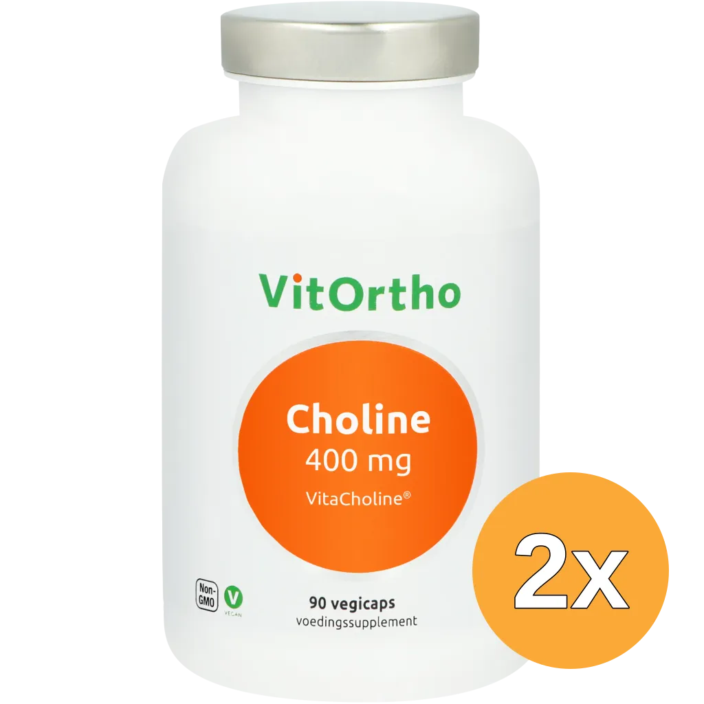 2x VitOrtho Choline 400mg (90 vage capsules)