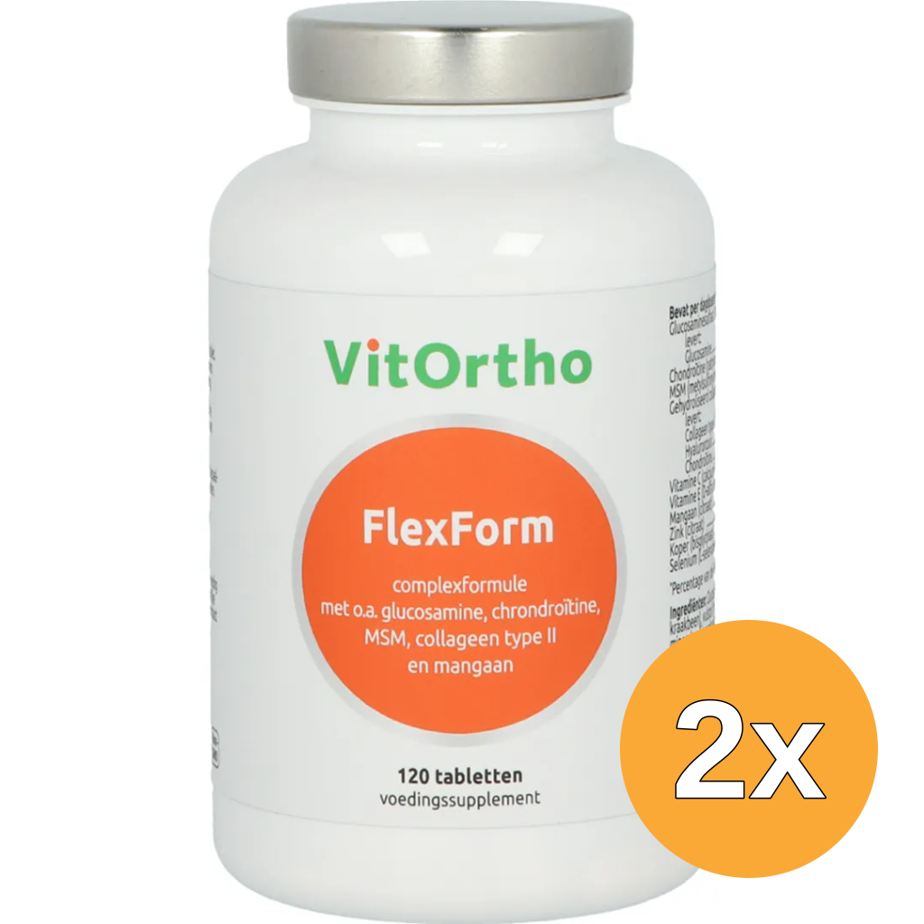 2x VitOrtho Flexform (120 tabletten)