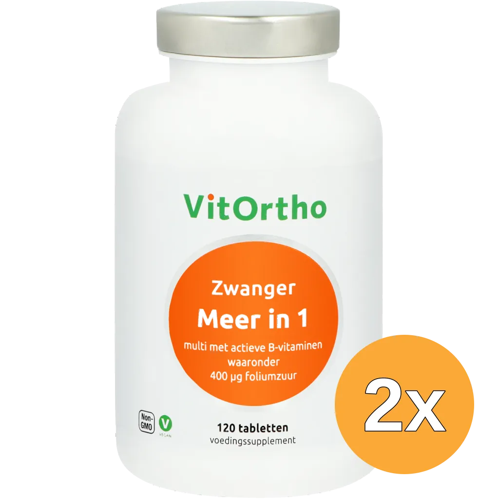 2x VitOrtho Meer in 1 Zwanger (120 tabletten)