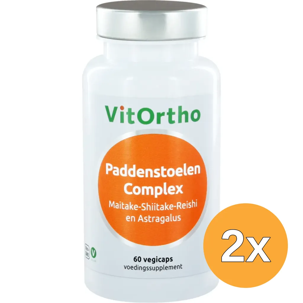2x VitOrtho Paddenstoelen complex (60 vega capsules)
