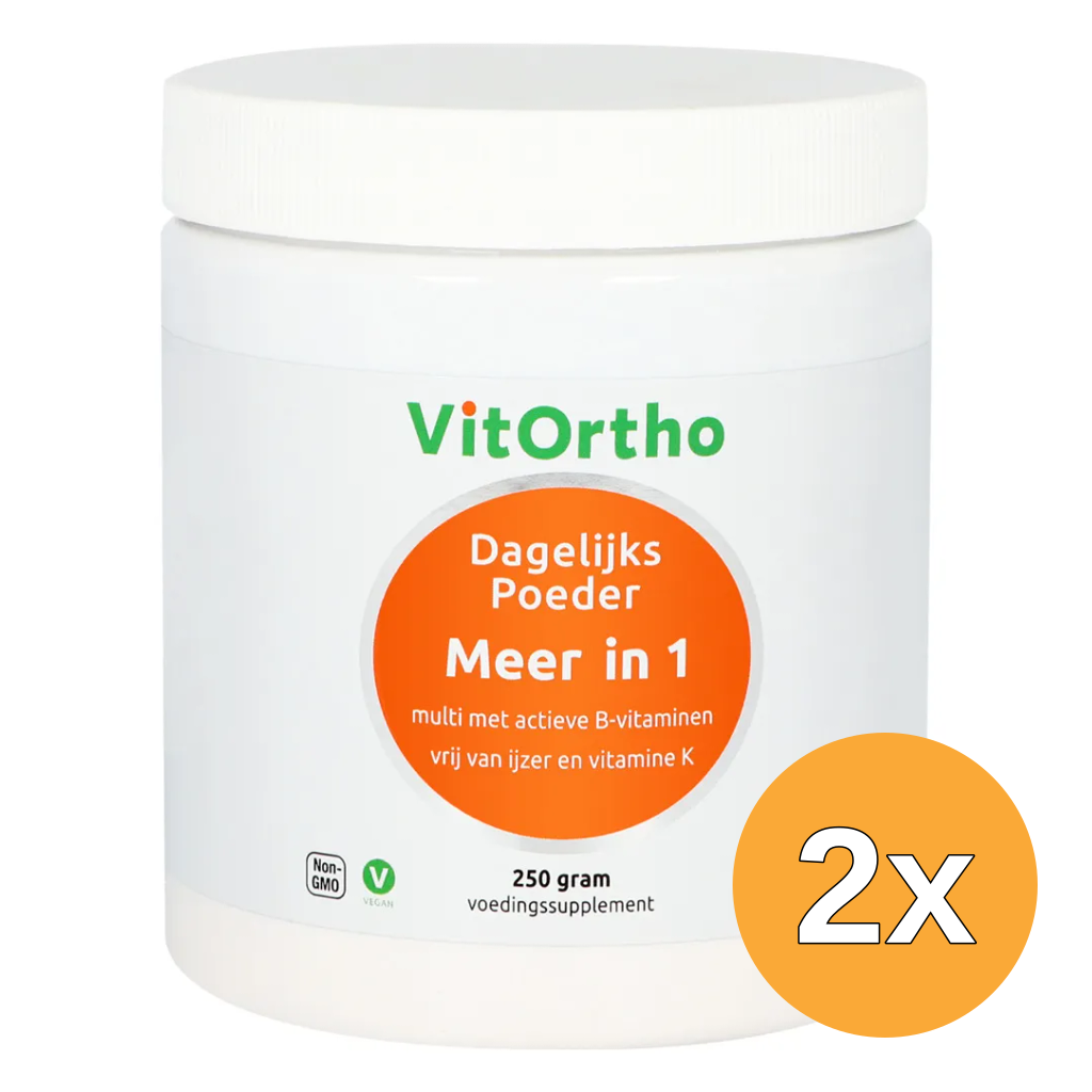 2x VitOrtho Meer in 1 Dagelijks poeder (250 gr)