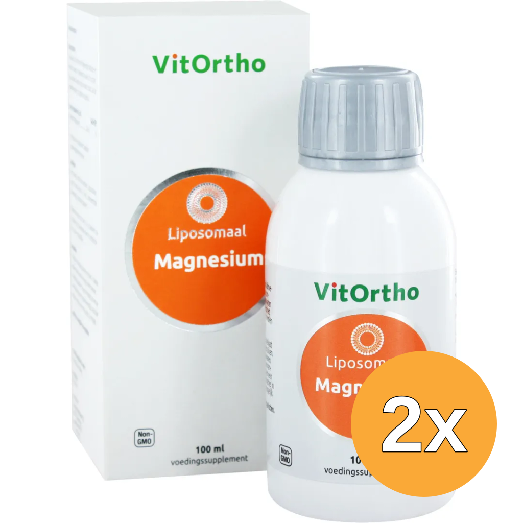 2x VitOrtho Magnesium liposomaal (100 ml)