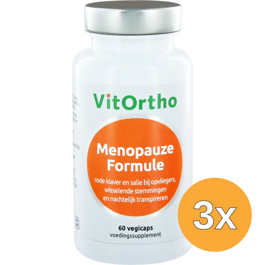 3x VitOrtho MenoForm vh menopauze formule (60 vega capsules)