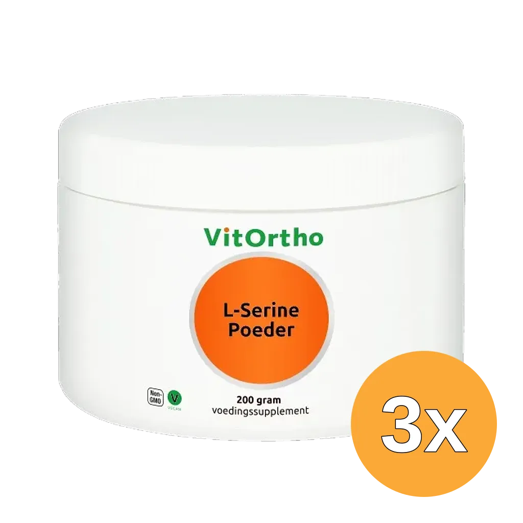 3x Vitortho L-Serine (200 gr)