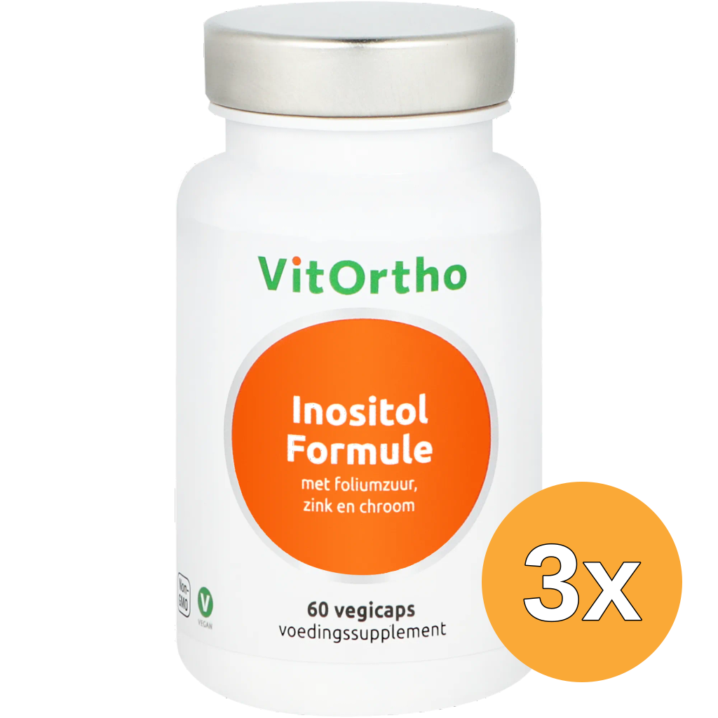 3x Vitortho Inositol Formule (60 vega capsules)