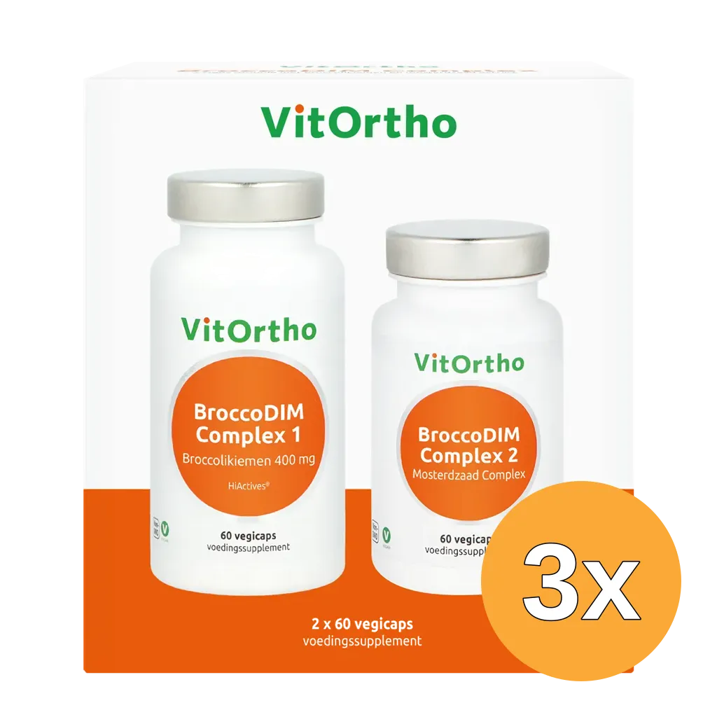 3x VitOrtho BroccoDIM Complex (1 set)