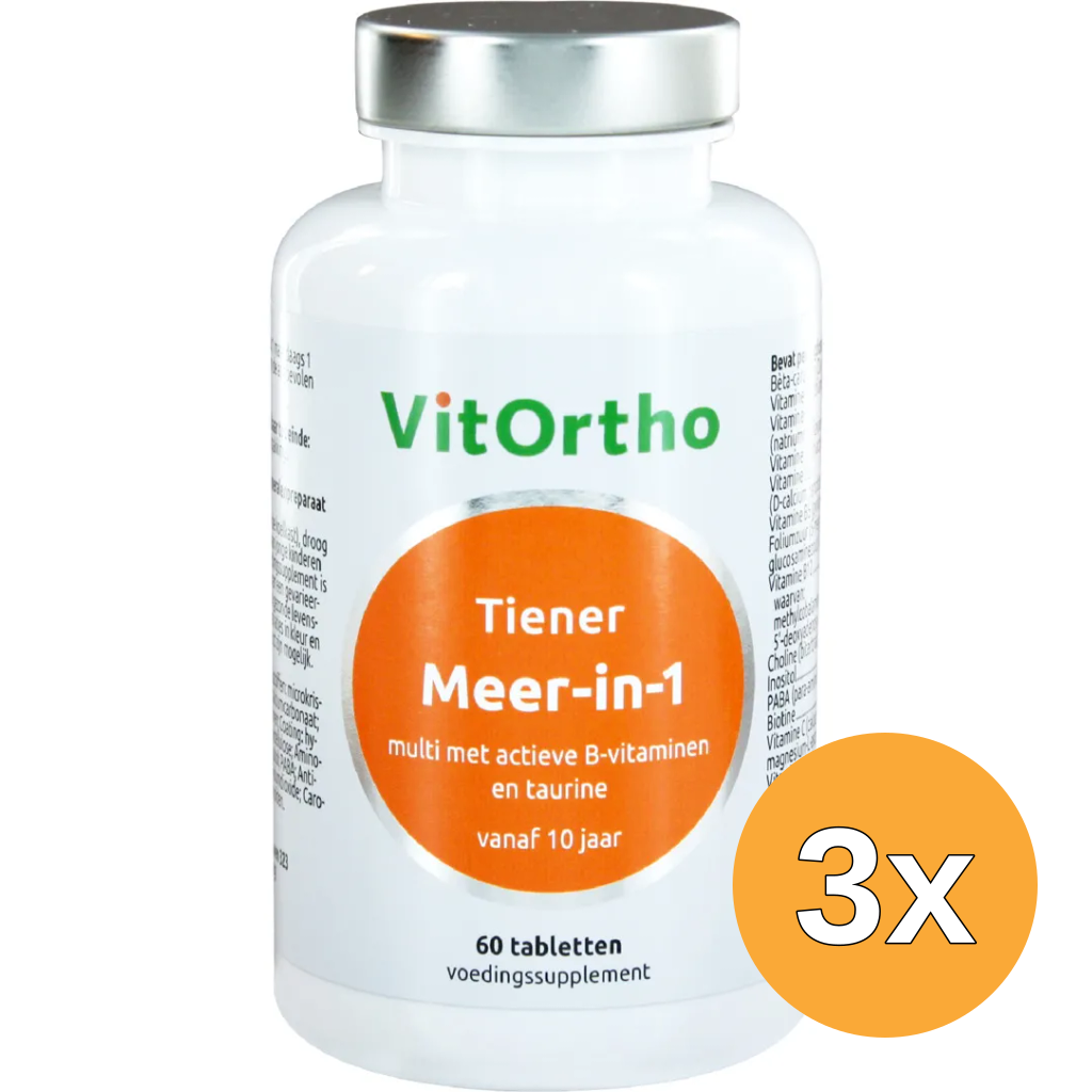 3x VitOrtho Meer in 1 tiener (60 tabletten)