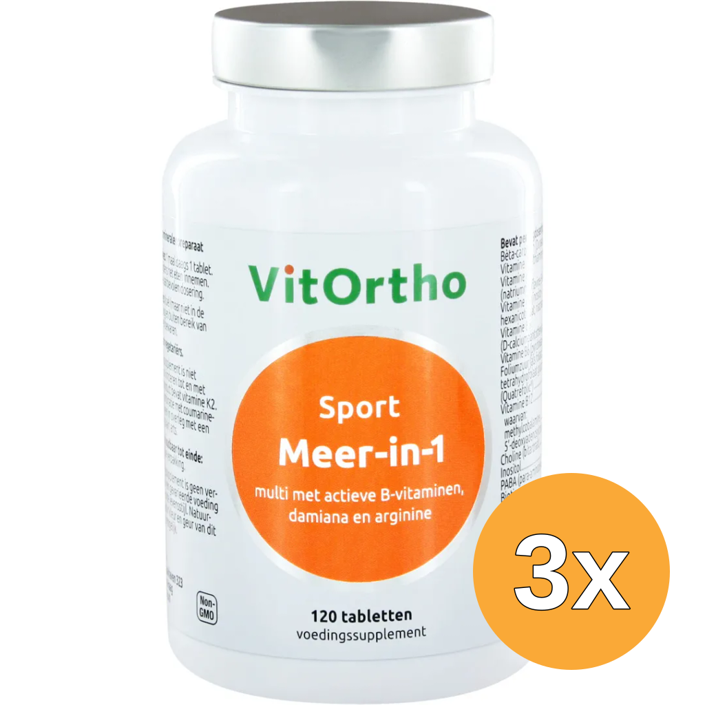 3x VitOrtho Meer in 1 sport (120 tabletten)