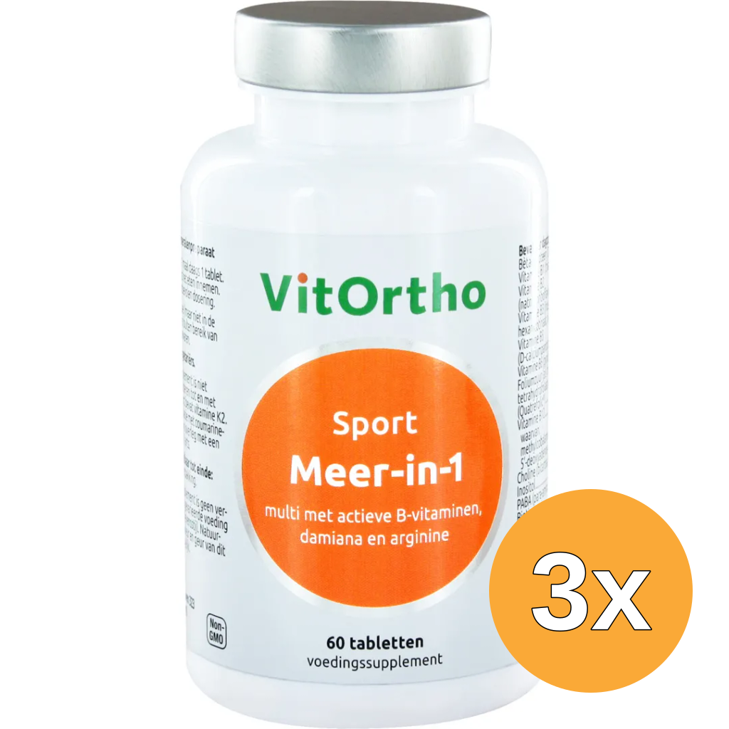 3x VitOrtho Meer in 1 sport (60 tabletten)