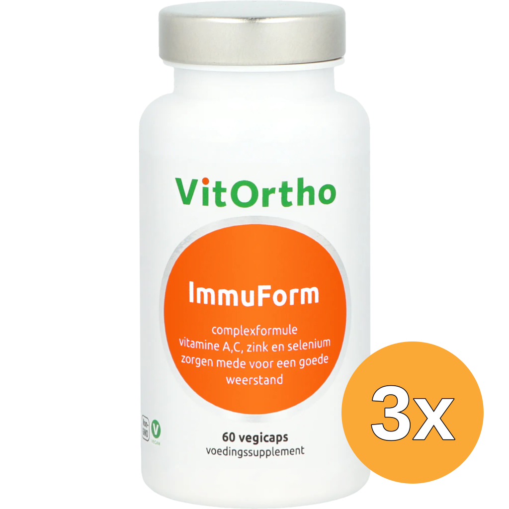 3x VitOrtho ImmuForm vh weerstand formule (60 capsules)