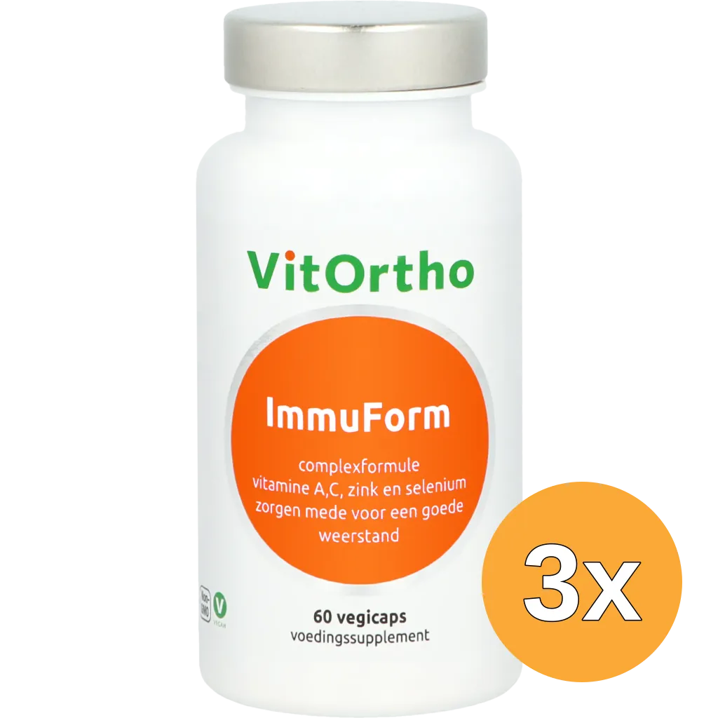 3x VitOrtho ImmuForm vh weerstand formule (60 capsules)