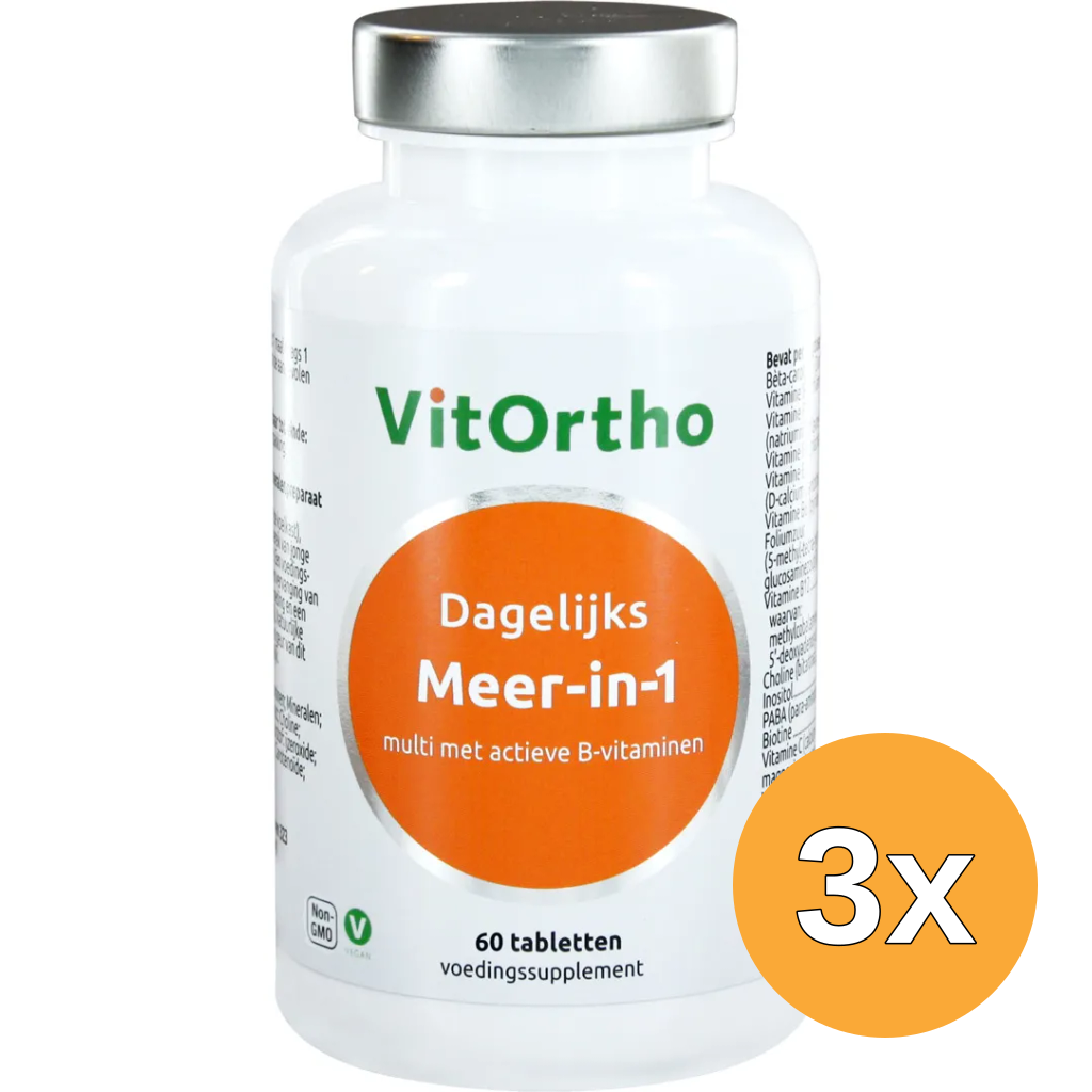 3x VitOrtho Meer in 1 dagelijks (60 tabletten)