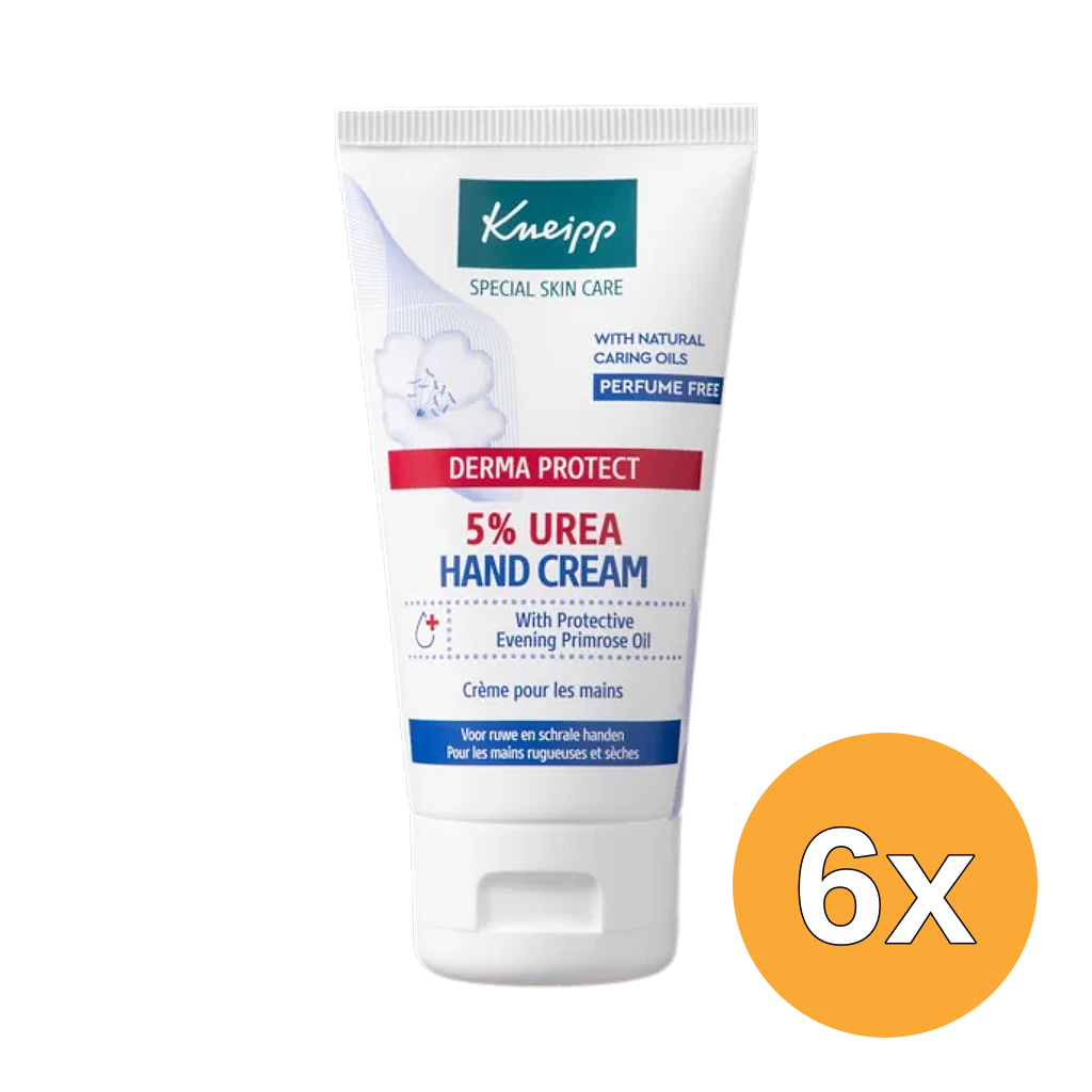 6x Kneipp Hand Cream Derma Protect (50 ml)