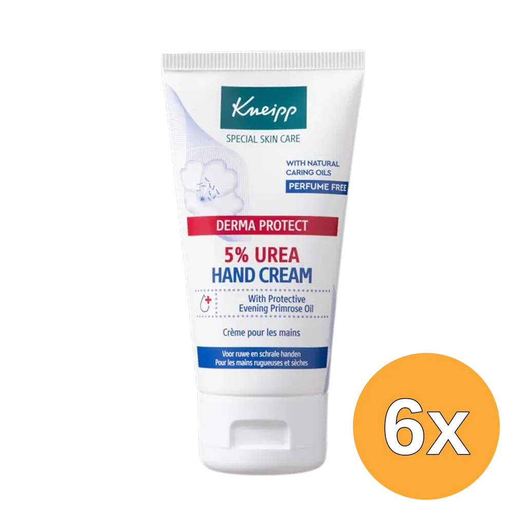 6x Kneipp Hand Cream Derma Protect (50 ml)
