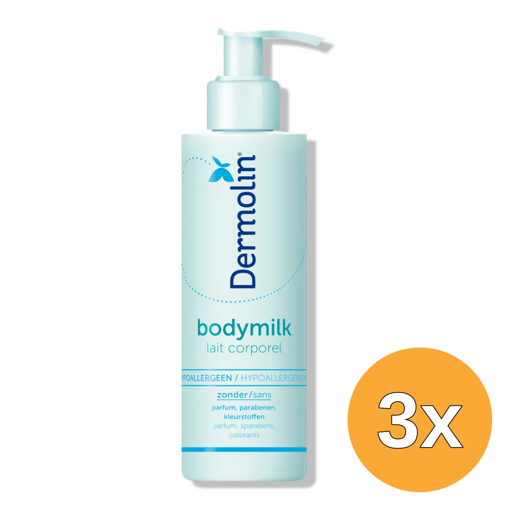3x Dermolin Bodymilk (200 ml)