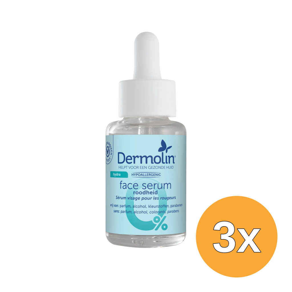 3x Dermolin Serum Roodheid met pipet (30 ml)