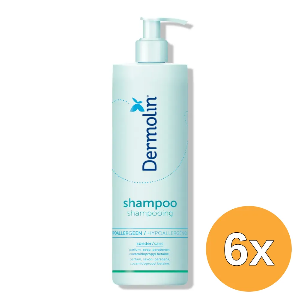 6x Dermolin Shampoo CAPB Vrij (400 ml)