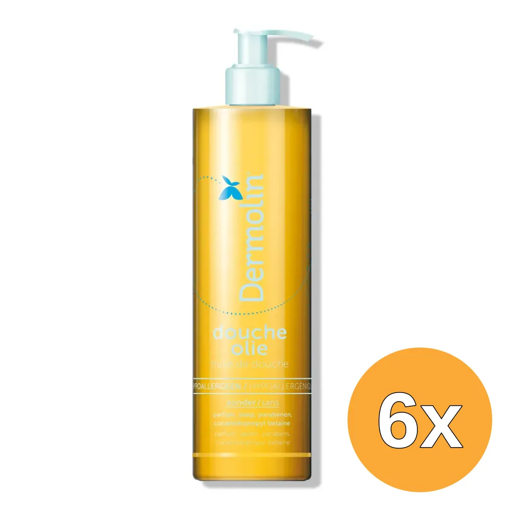 6x Dermolin Doucheolie (400 ml)