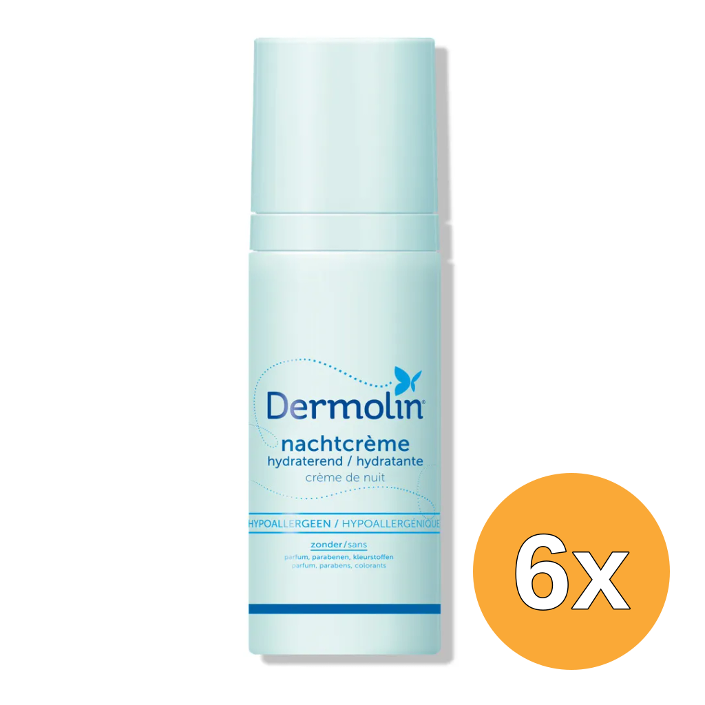 6x Dermolin Nachtcreme (50 ml)