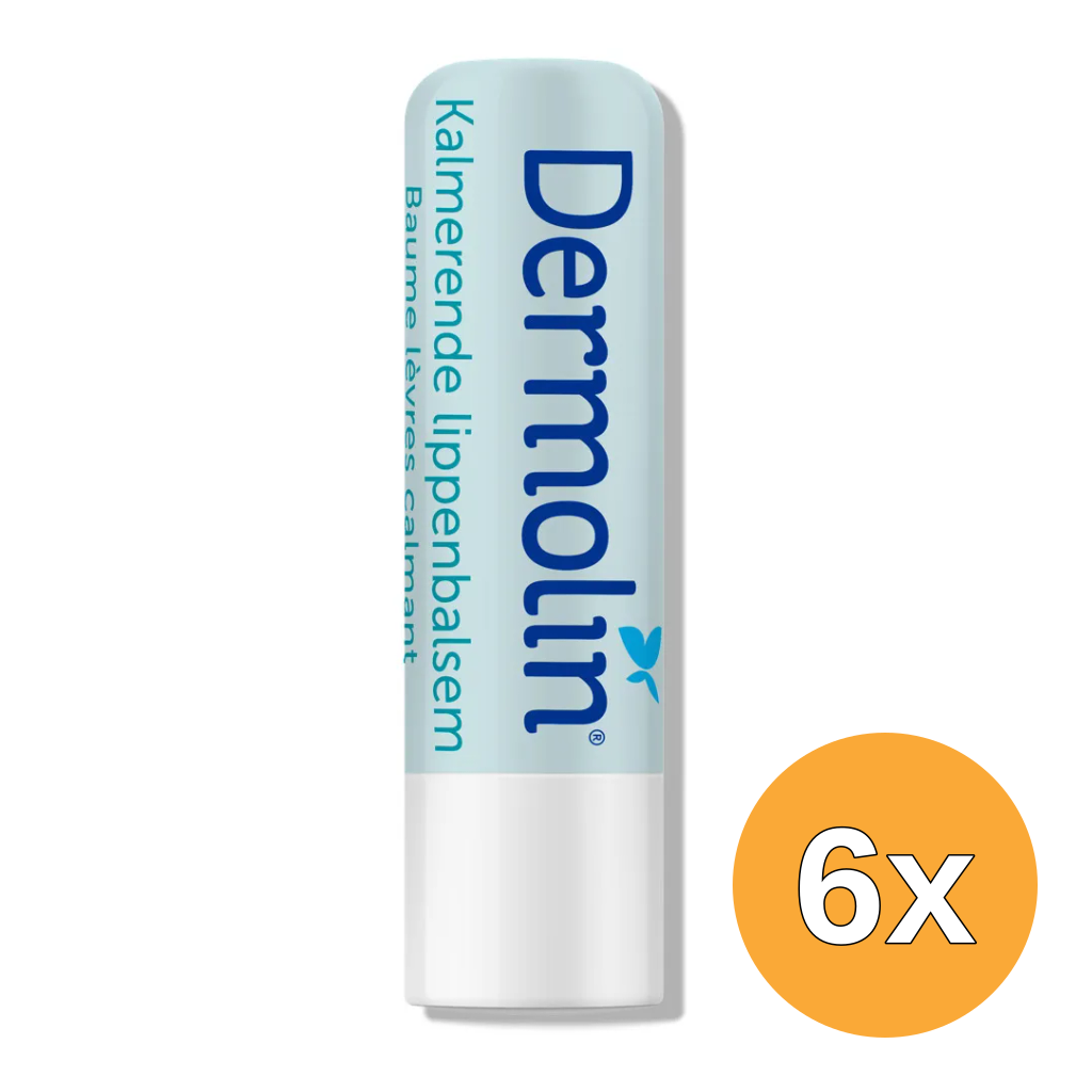 6x Dermolin Kalmerende Lippenbalsem (4,8 gr)