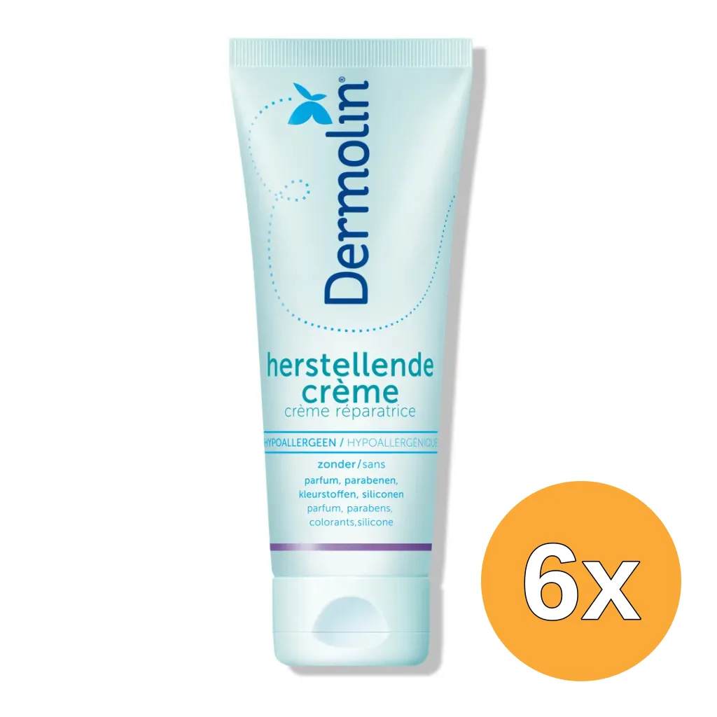 6x Dermolin Herstellende Creme (75 ml)