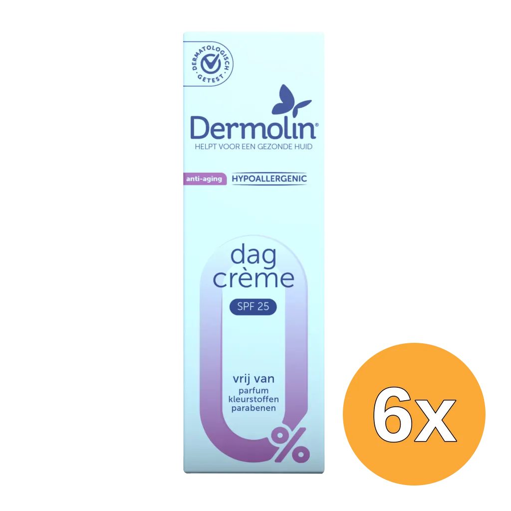 6x Dermolin Dagcreme Anti-Aging flacon (50 ml)