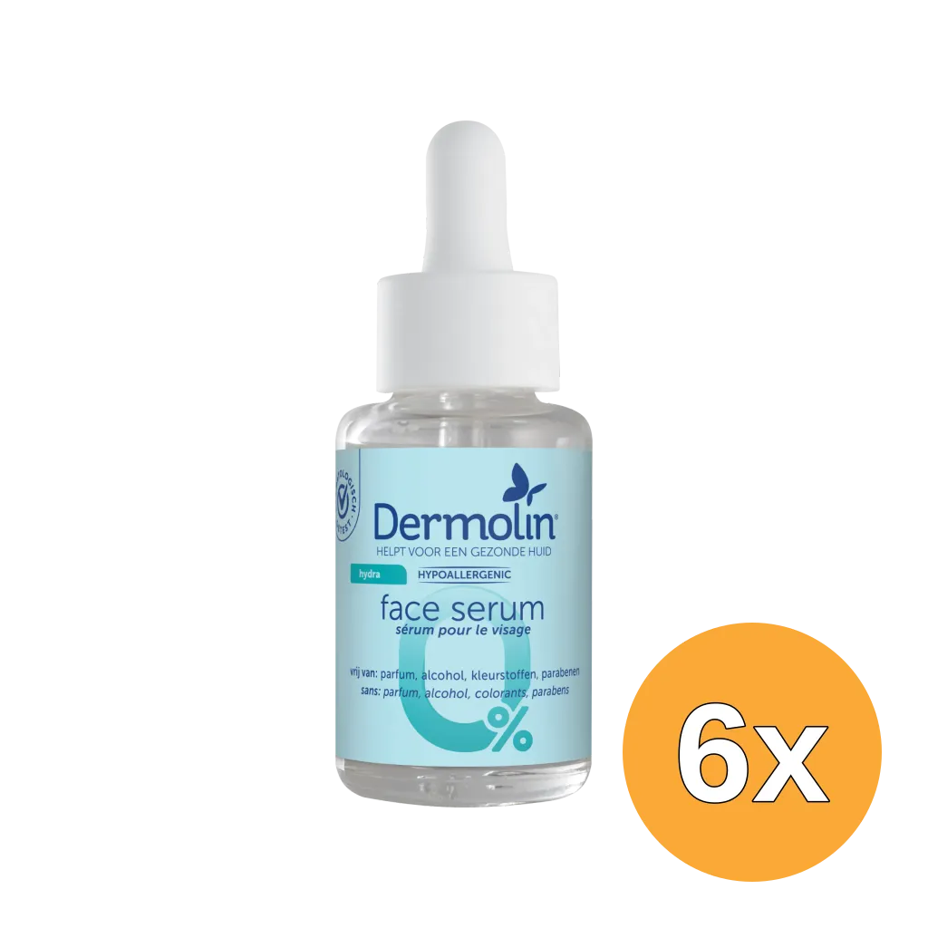 6x Dermolin Serum Hydra met pipet (30 ml)