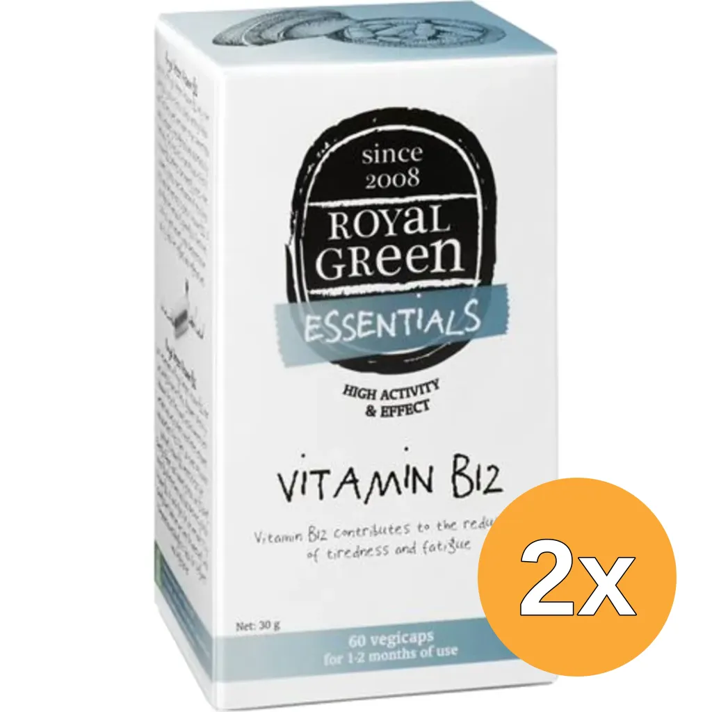 2x Royal Green Vitamine B12 (60 vega capsules)