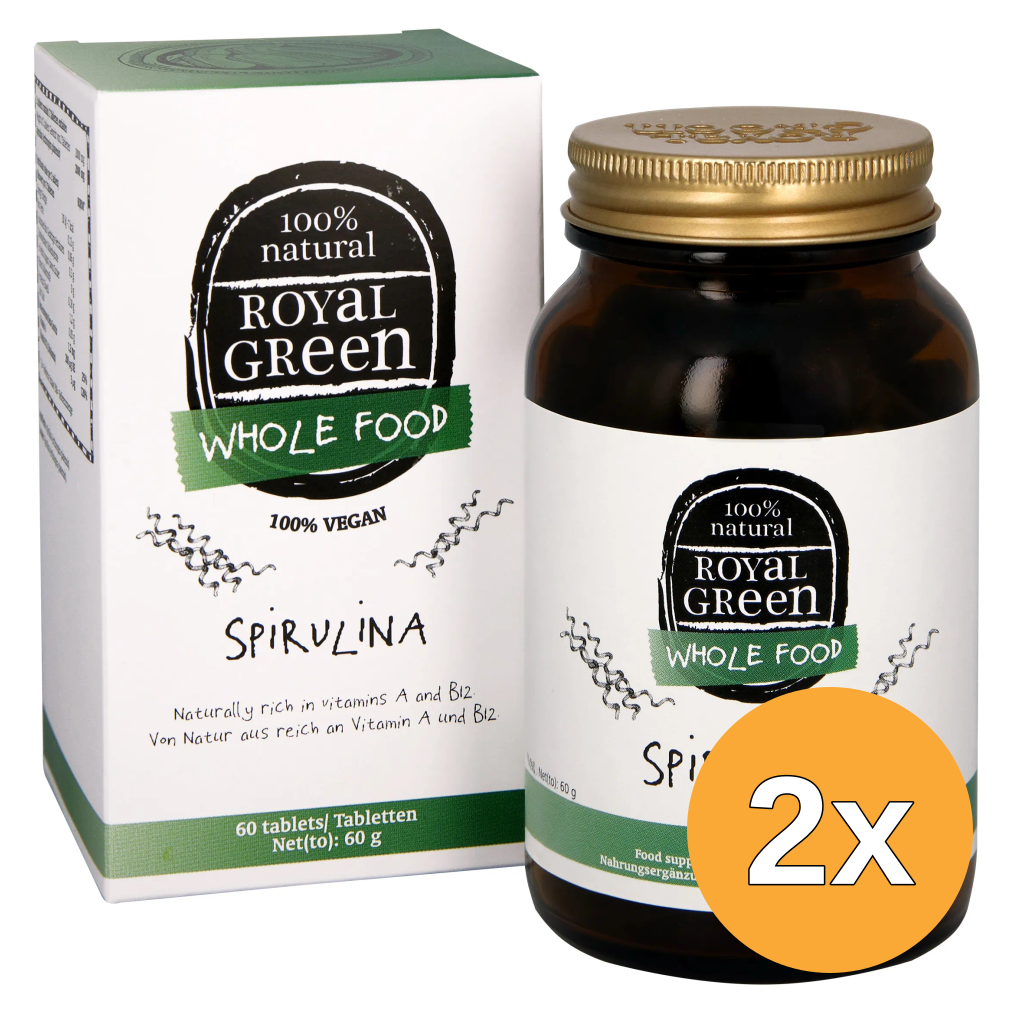 2x Royal Green Spirulina (60 tabletten)