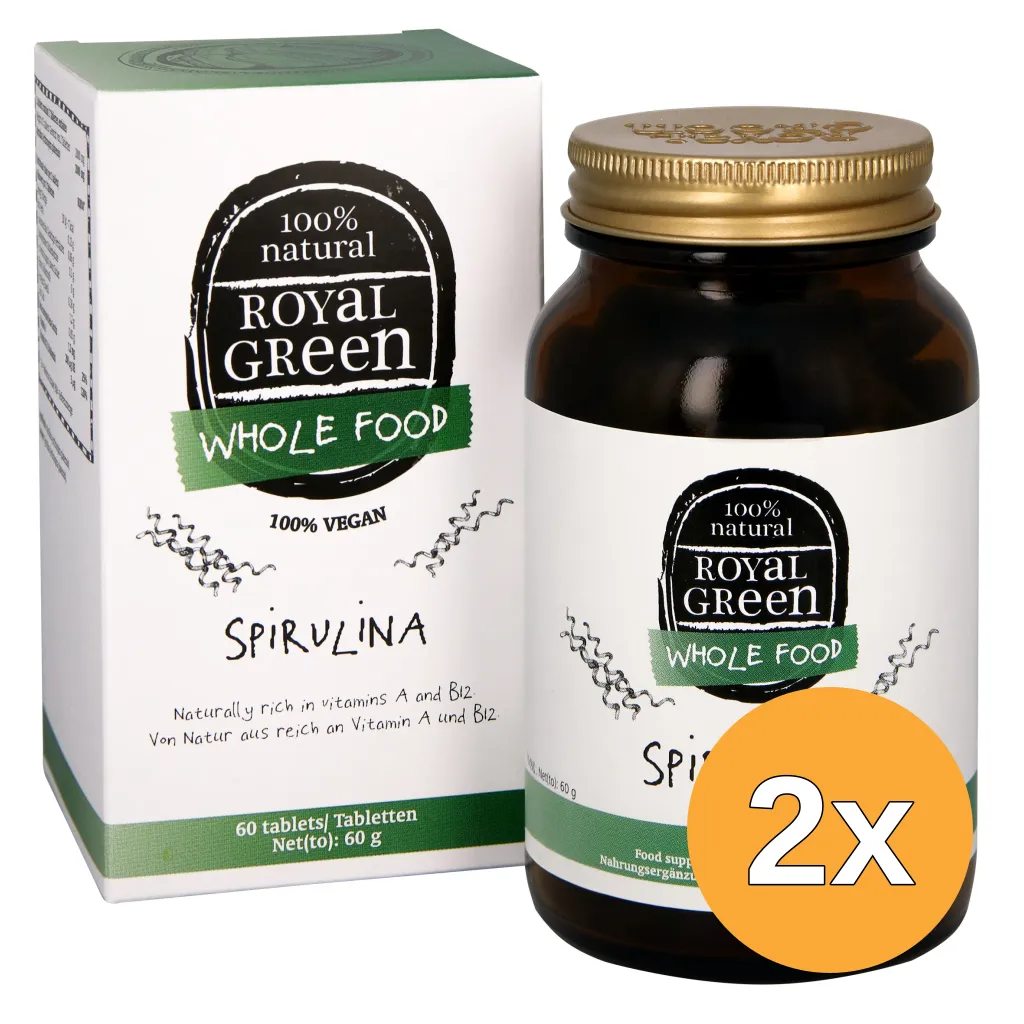 2x Royal Green Spirulina (60 tabletten)