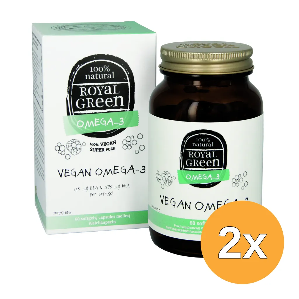 2x Royal Green Vegan Omega-3 (60 softgels)