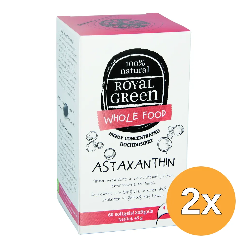 2x Royal Green Astaxanthine (60 softgels)