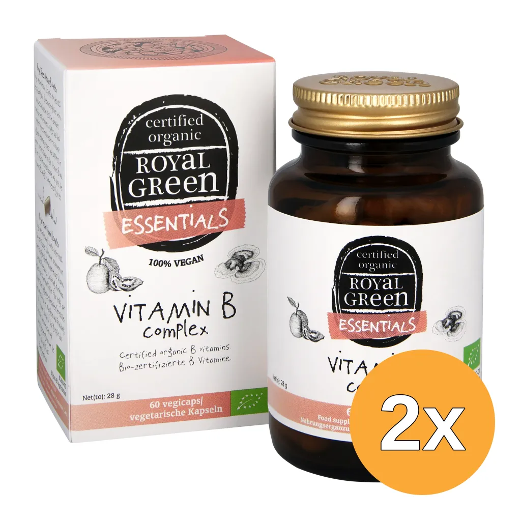 2x Royal Green Vitamine B Complex Bio (60 vega capsules)