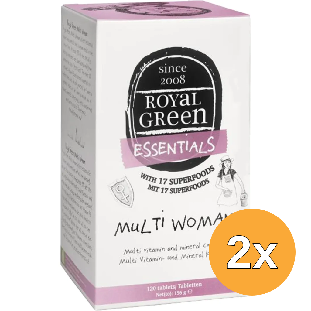 2x Royal Green Multi woman (120 tabletten)