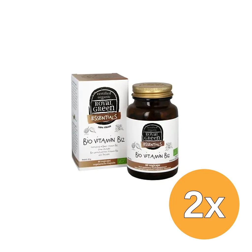 2x Royal Green Bio Vitamine B12 (60 vega capsules)