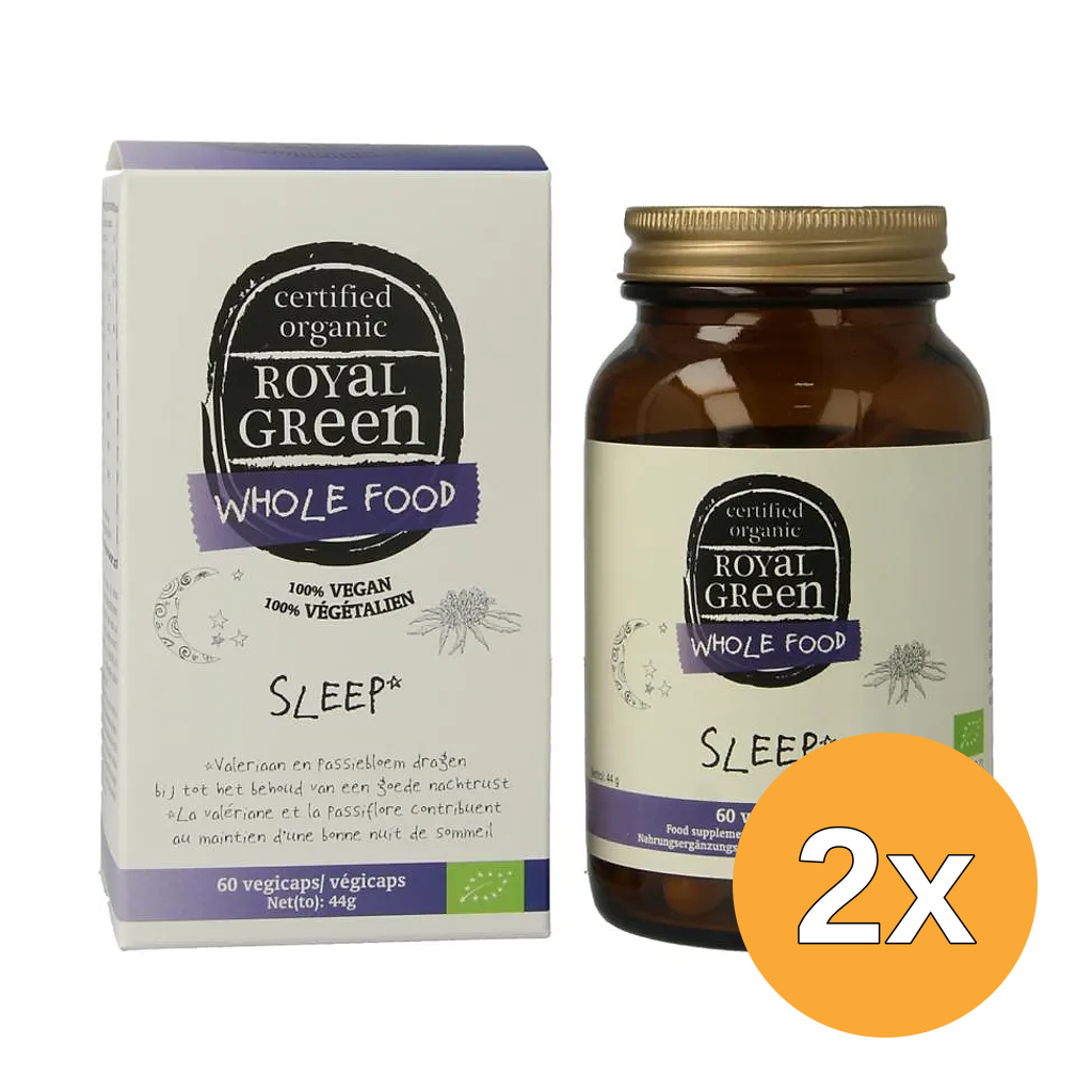 2x Royal Green Sleep Bio (60 vega capsules)