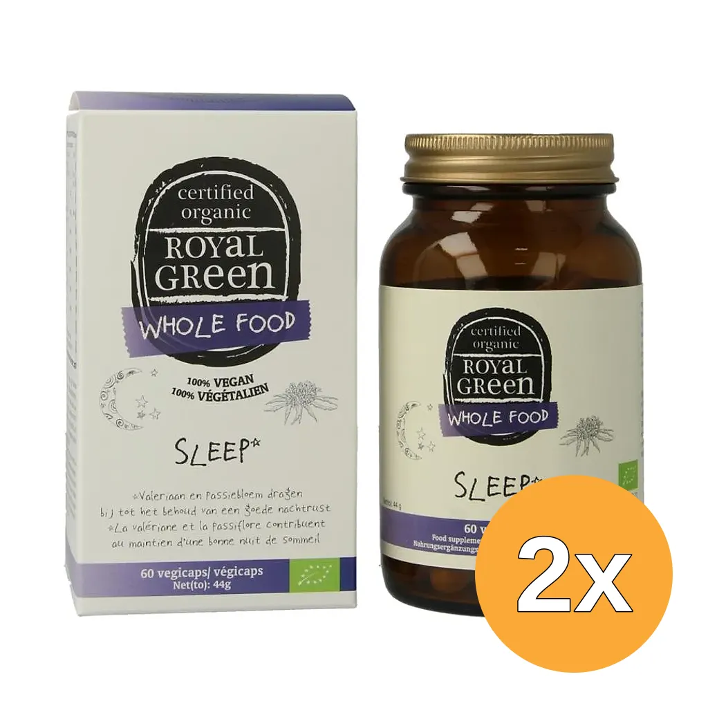 2x Royal Green Sleep Bio (60 vega capsules)