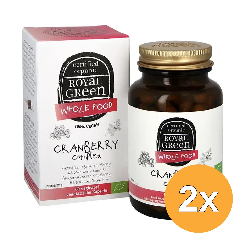 2x Royal Green Cranberry Complex (60 vega capsules)