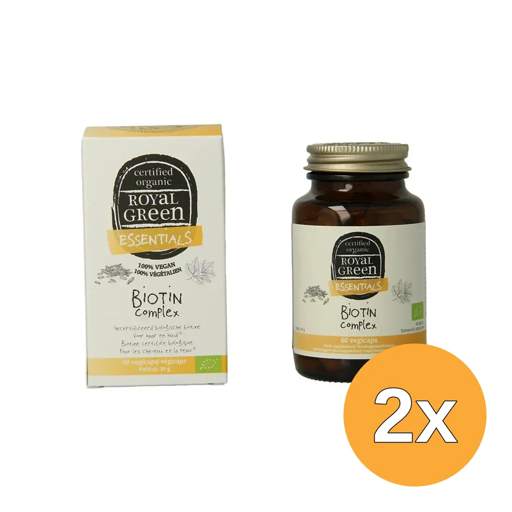 2x Royal Green Biotine Complex Bio (60 vega capsules)