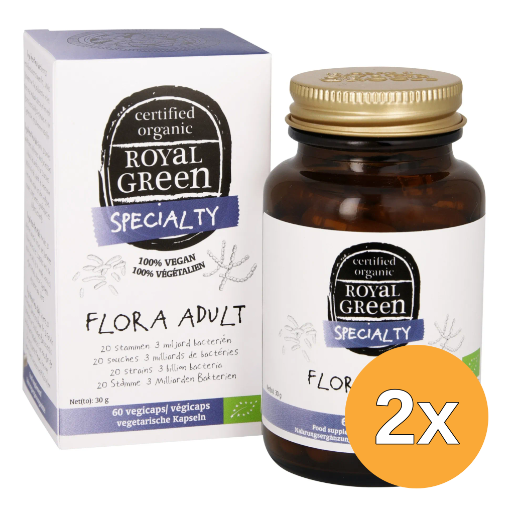 2x Royal Green Flora Adult Bio (60 vega capsules)