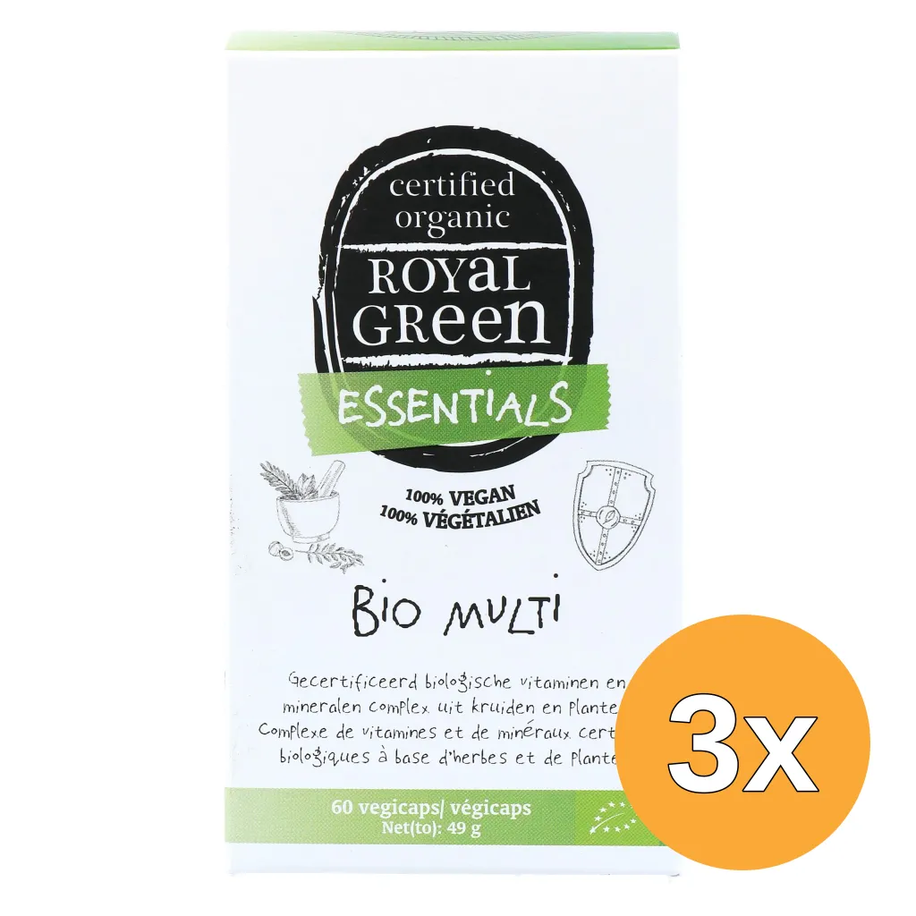 3x Royal Green Multi Bio (60 vega capsules)