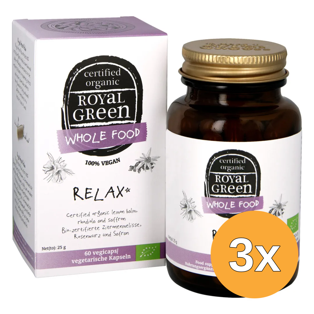 3x Royal Green Relax (60 vega capsules)