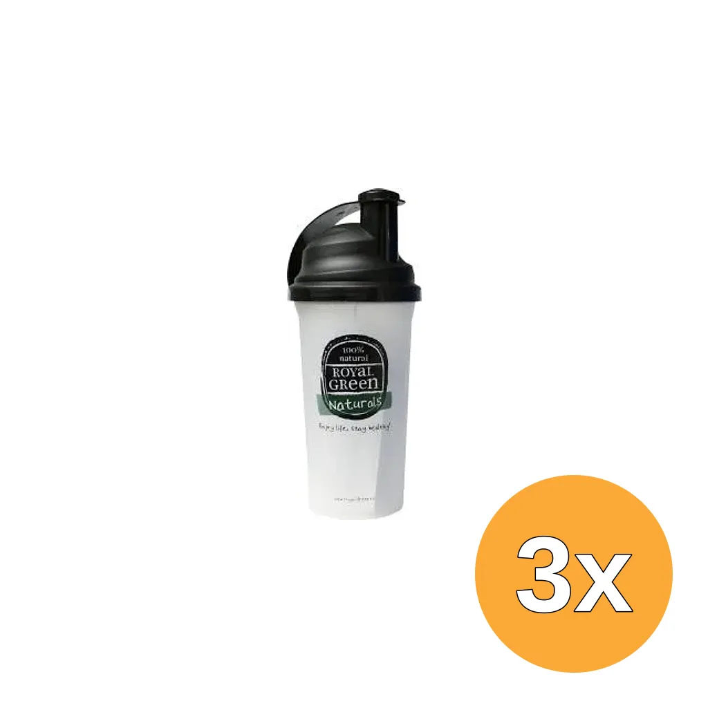 3x Royal Green Shaker Bottle (1 stuk)