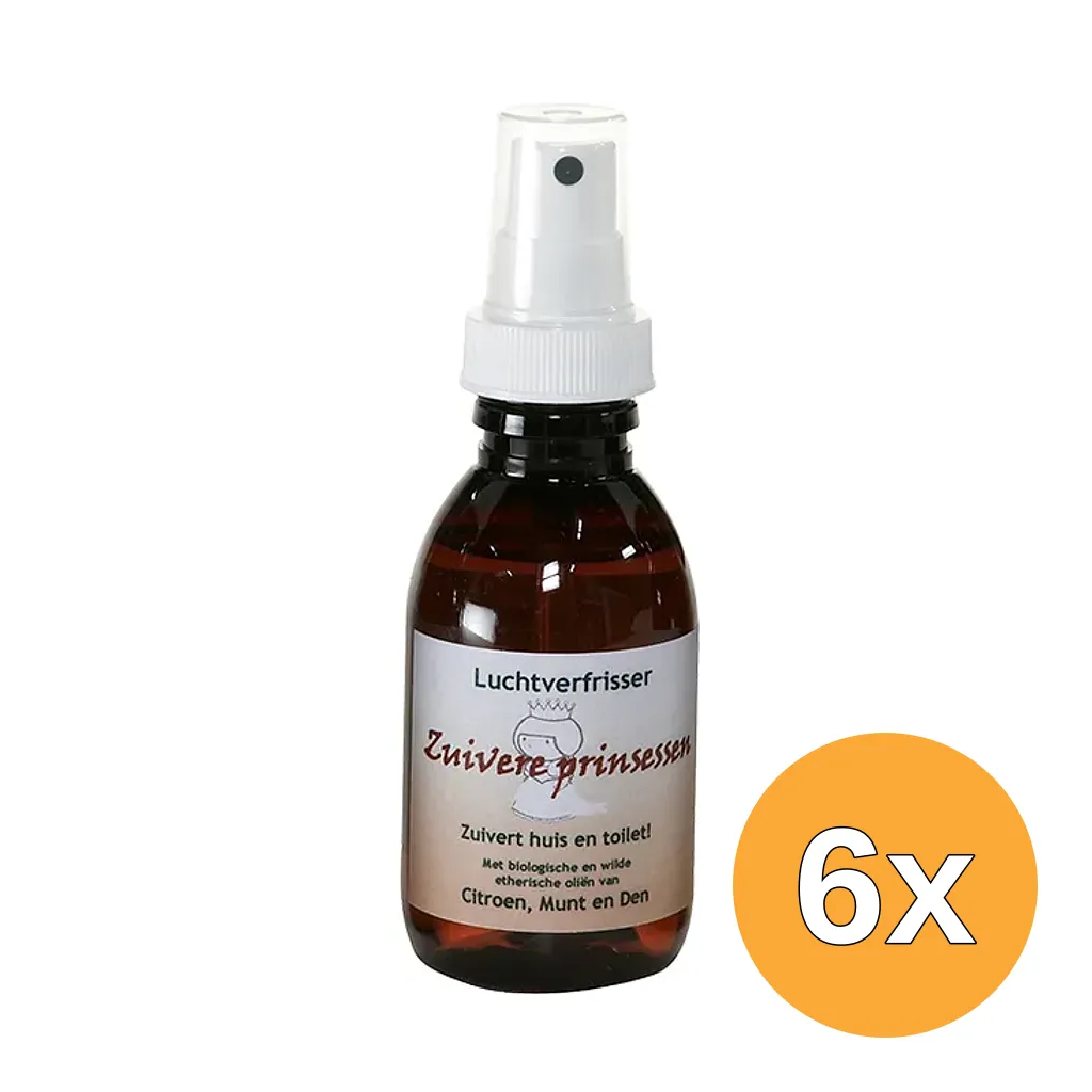 6x Verillis Luchtverfrisser Zuivere Prinsessen (110 ml)
