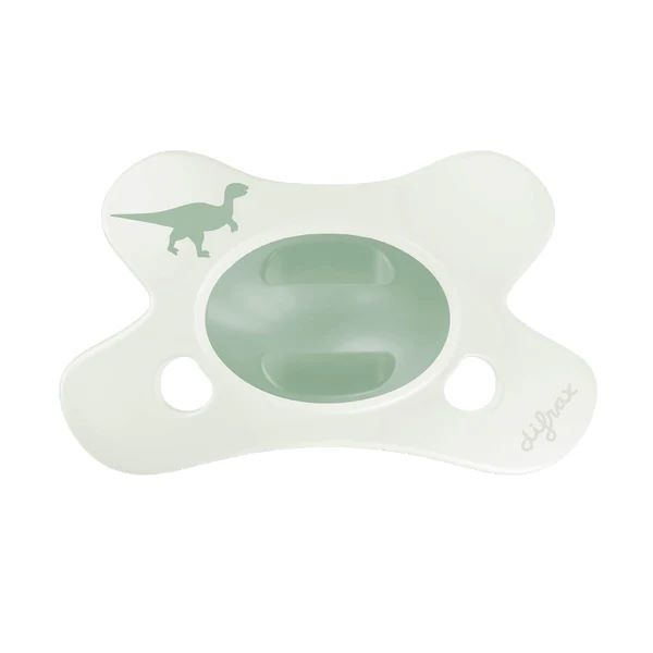 Difrax Fopspeen Natural Little Venture 0-6 Maanden Little Green Dino (1 stuk)